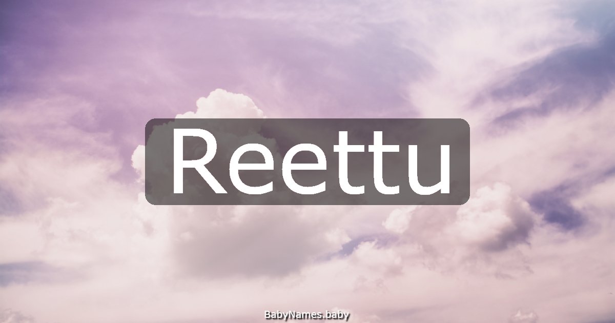 Reettu
