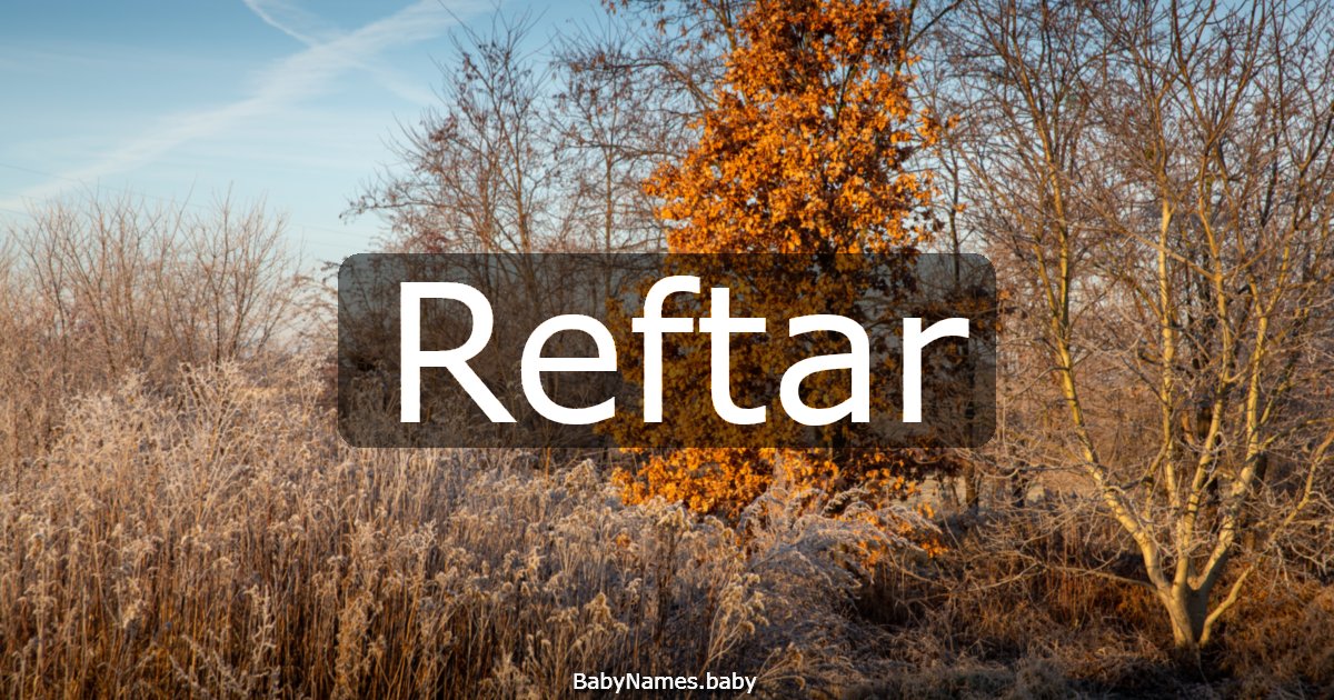 Reftar