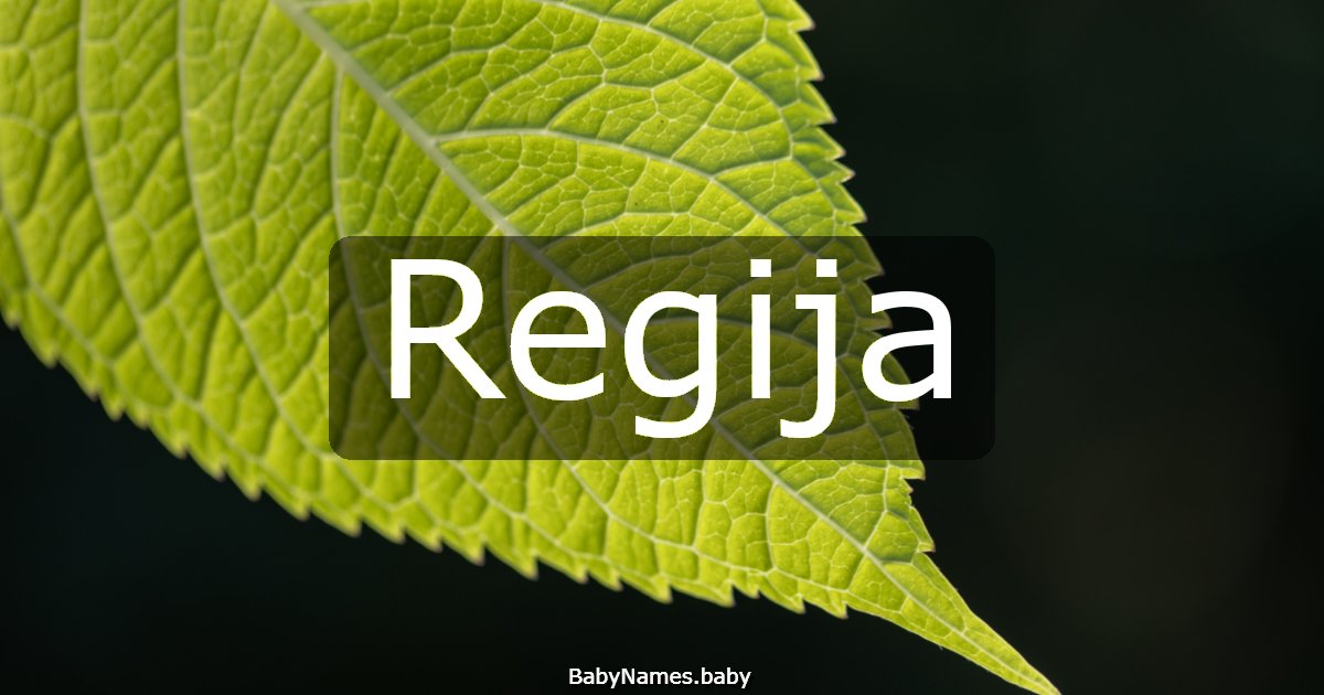 Regija