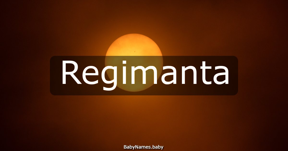 Regimanta