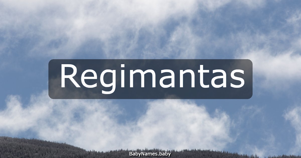 Regimantas