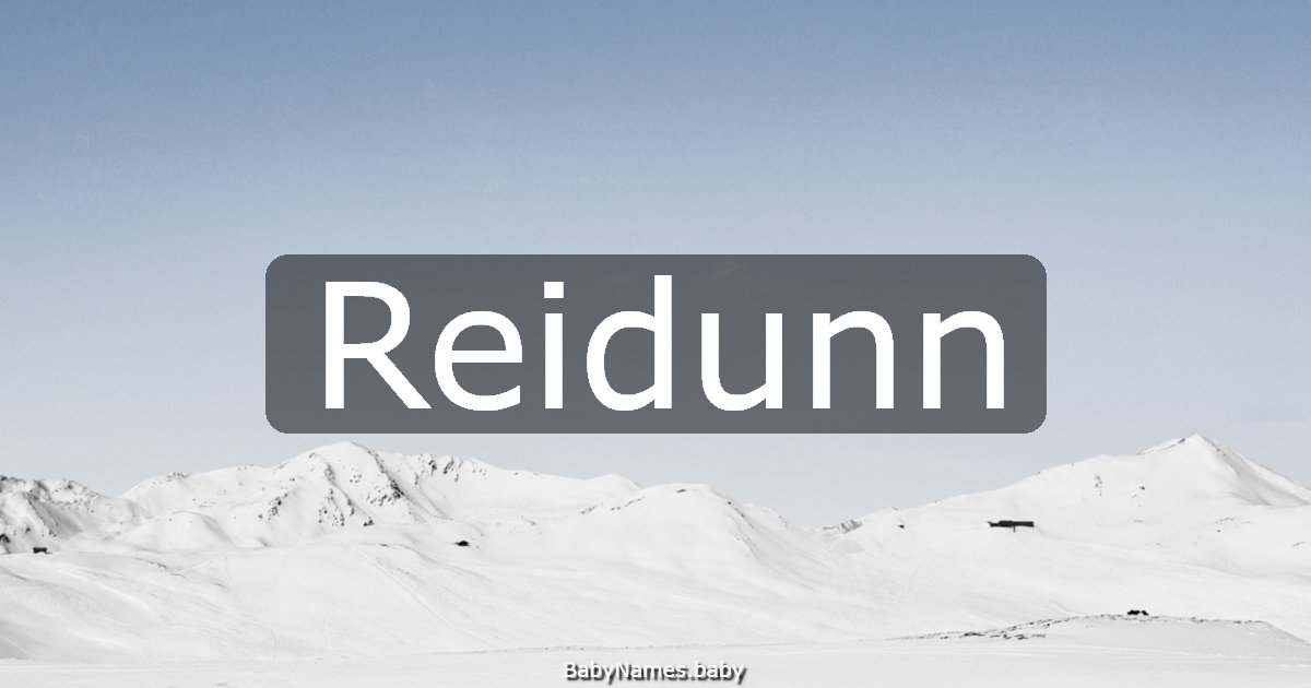 Reidunn