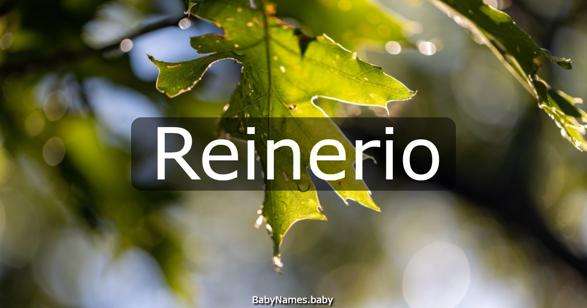 Reinerio