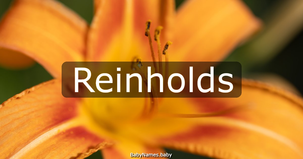 Reinholds