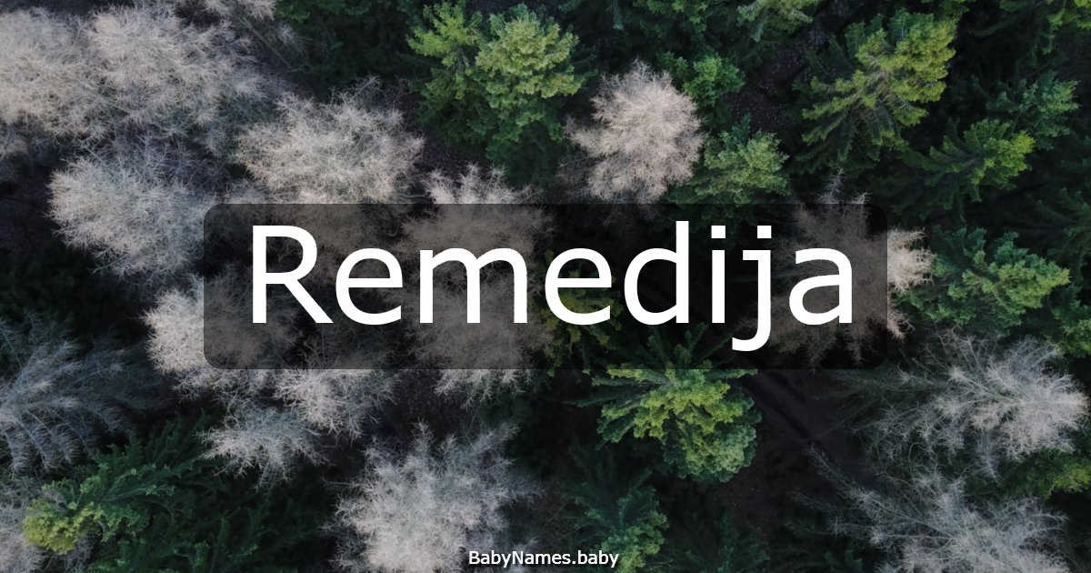 Remedija