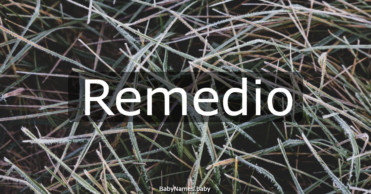 Remedio