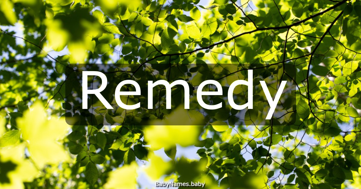 Remedy