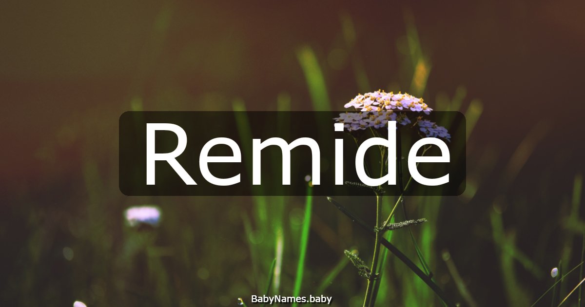 Remide