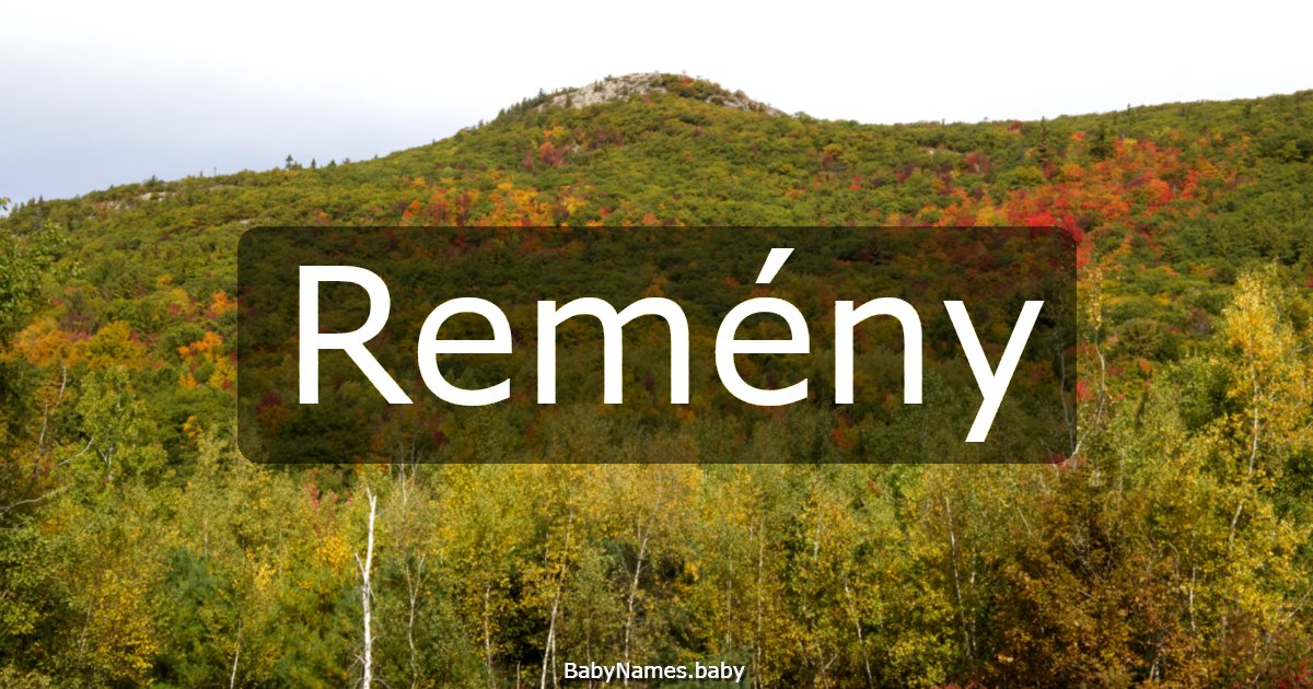 Remény