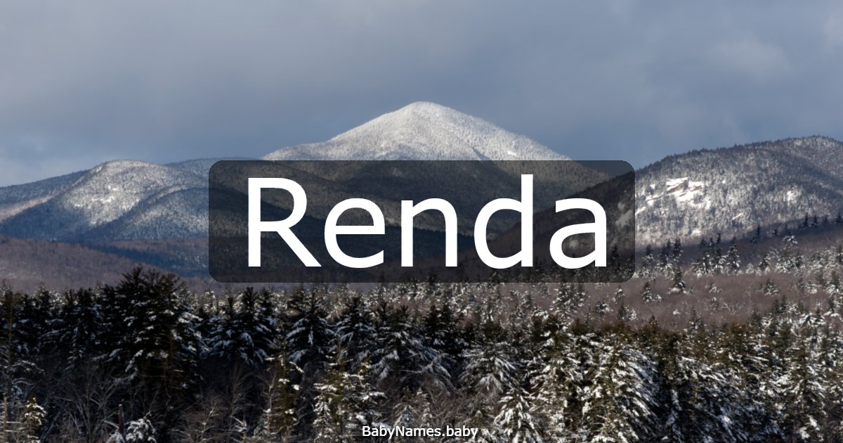 Renda