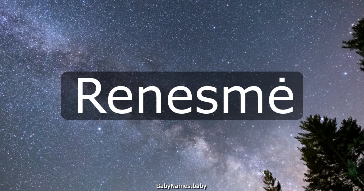 Renesmė