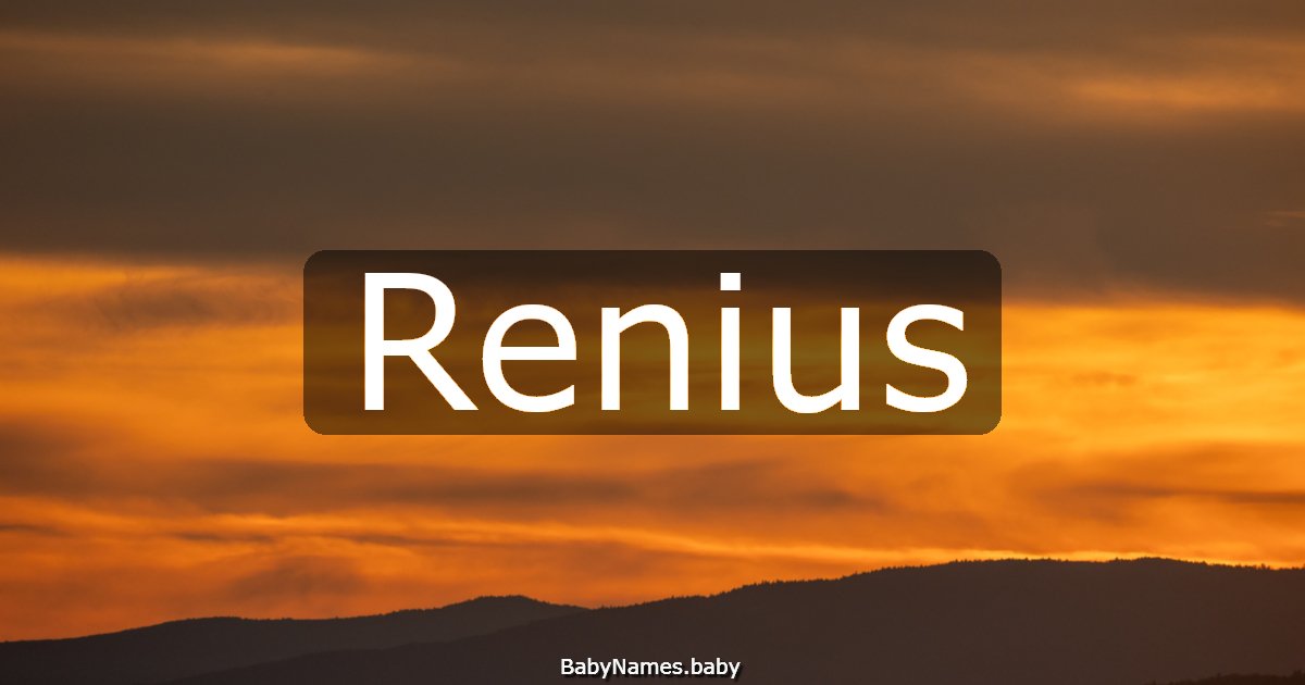 Renius