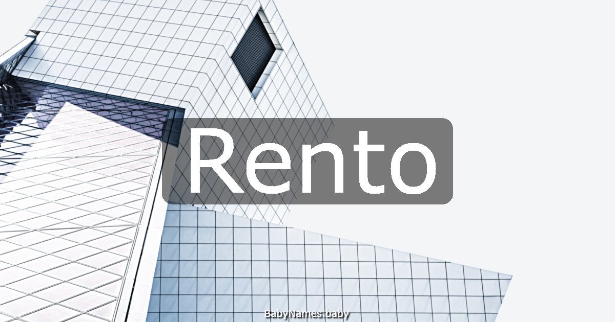 Rento