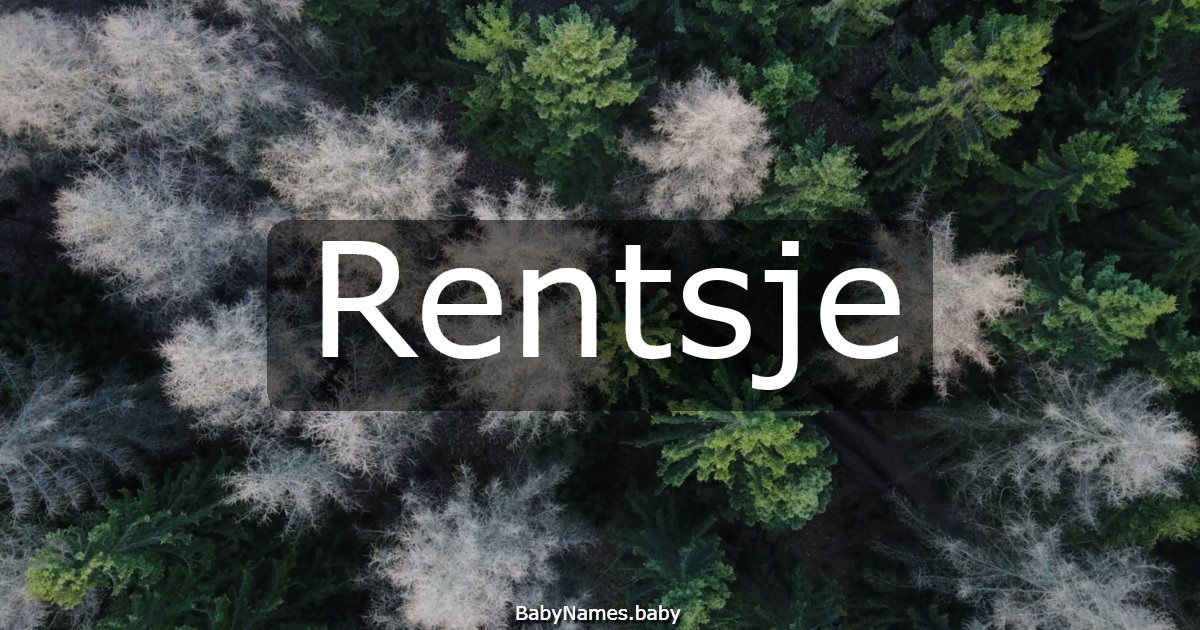 Rentsje