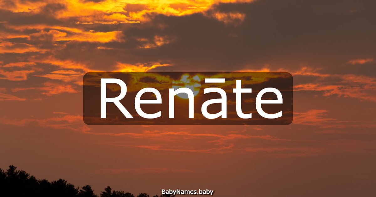 Renāte