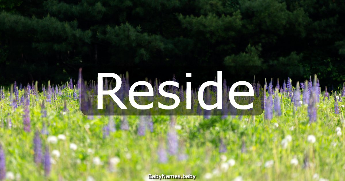 Reside