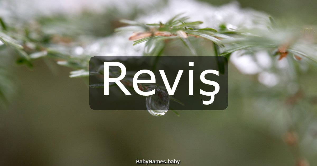 Reviş