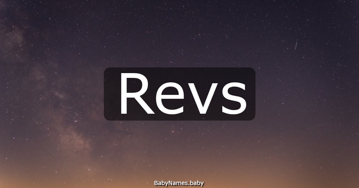 Revs