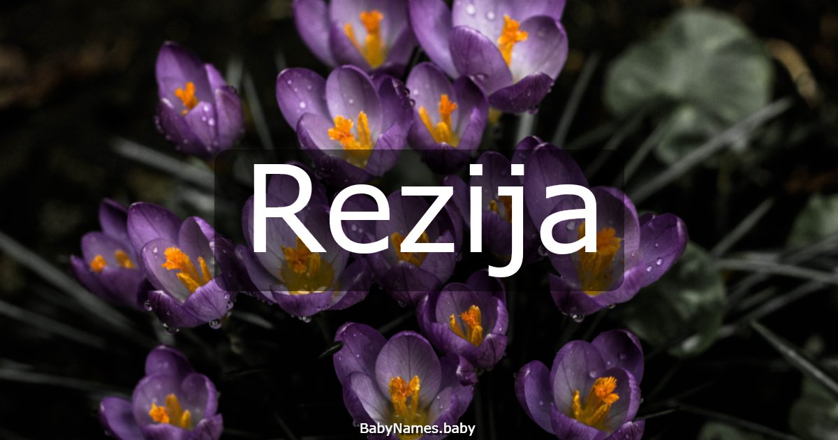 Rezija