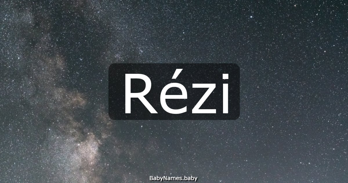 Rézi