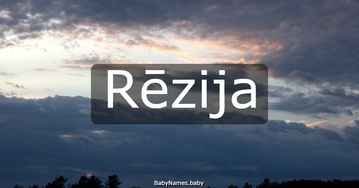 Rēzija