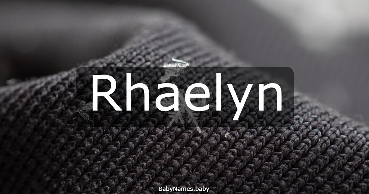Rhaelyn