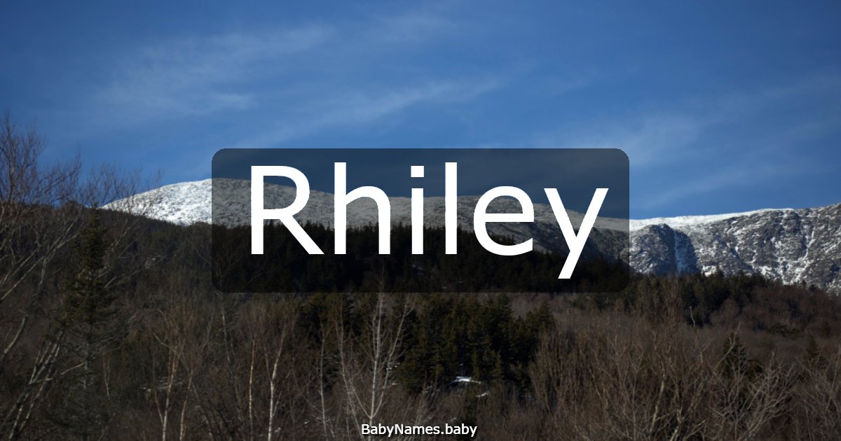 Rhiley