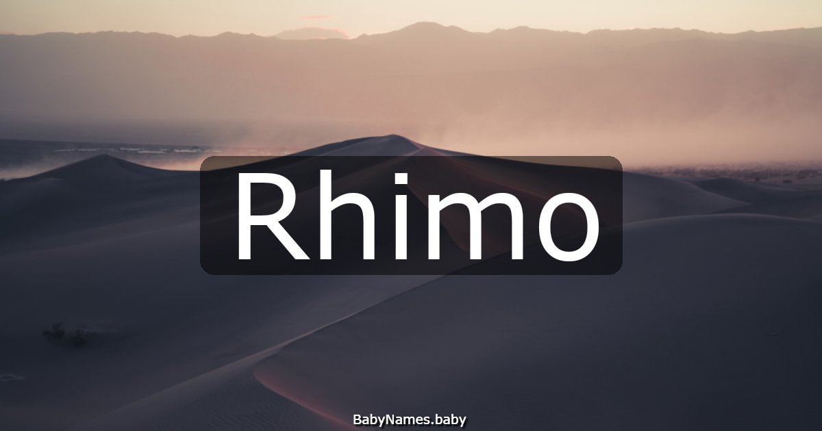 Rhimo
