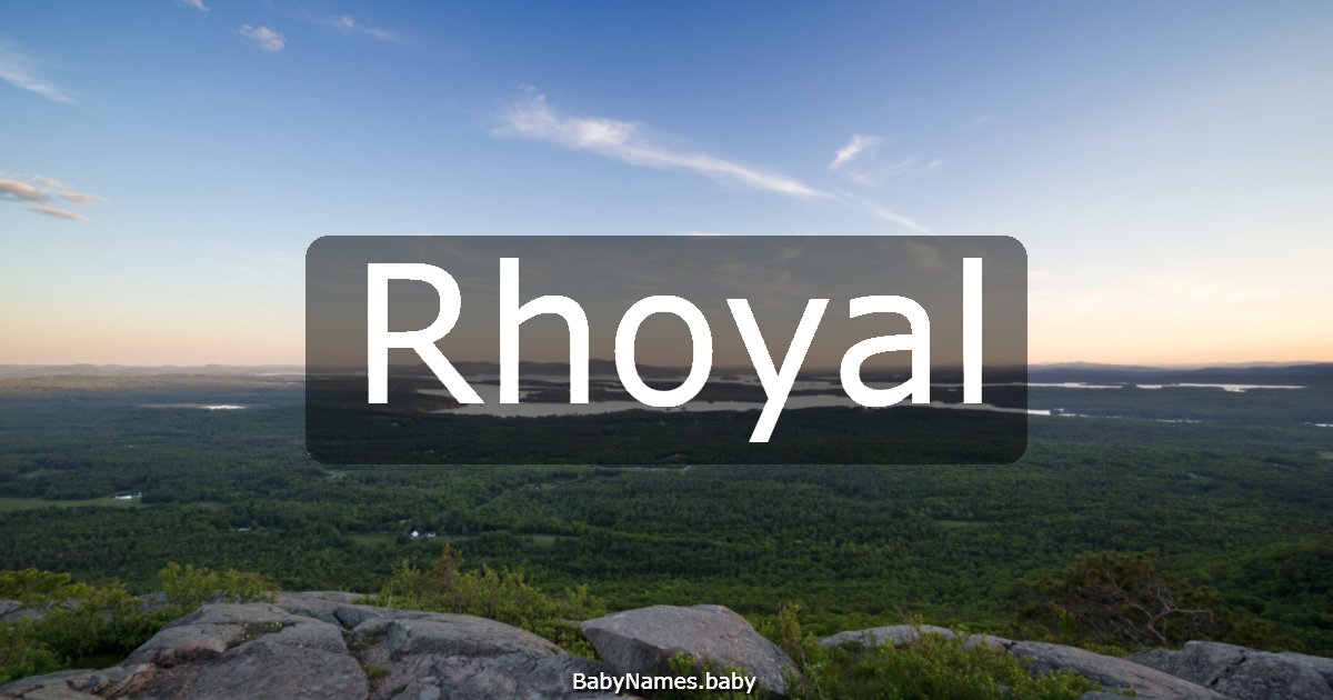 Rhoyal