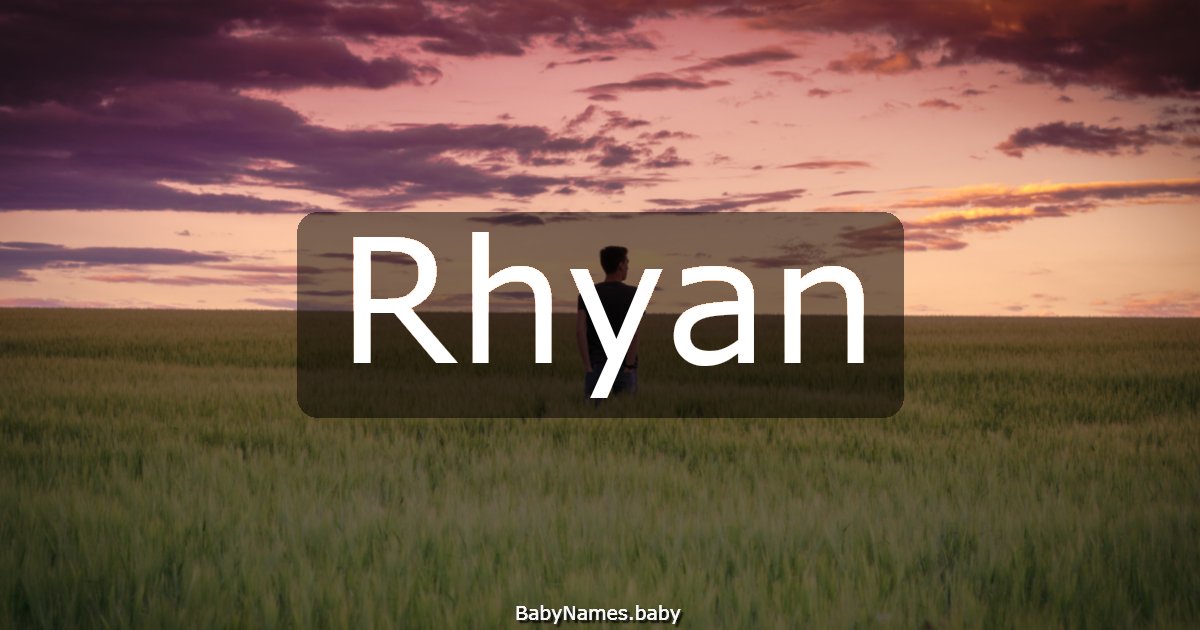 Rhyan