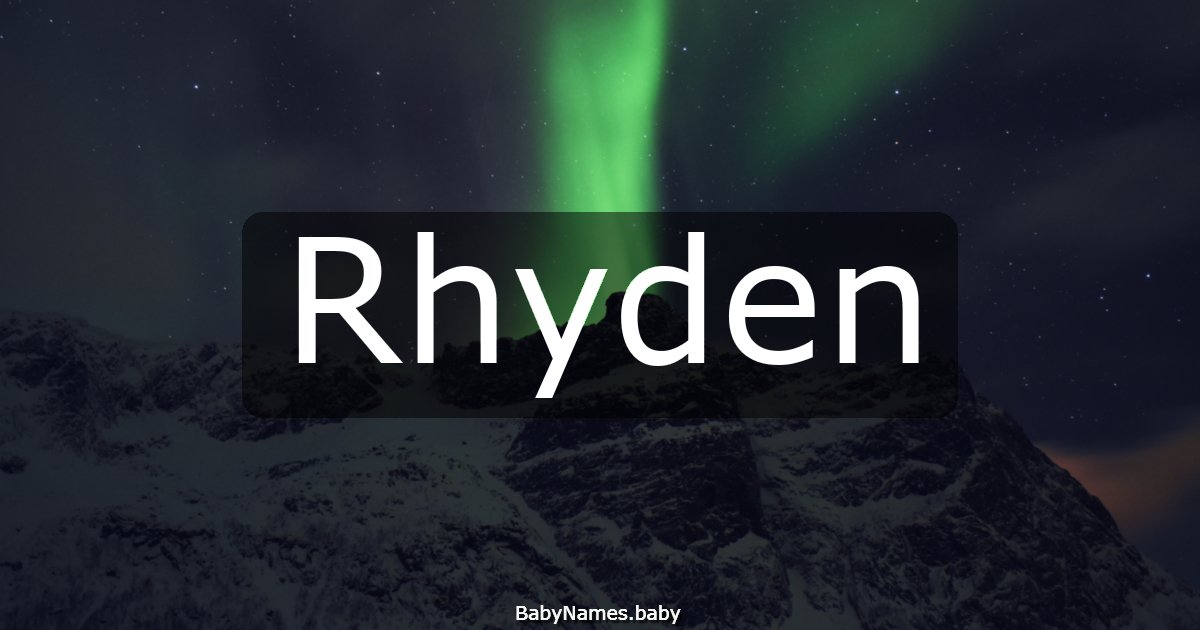 Rhyden