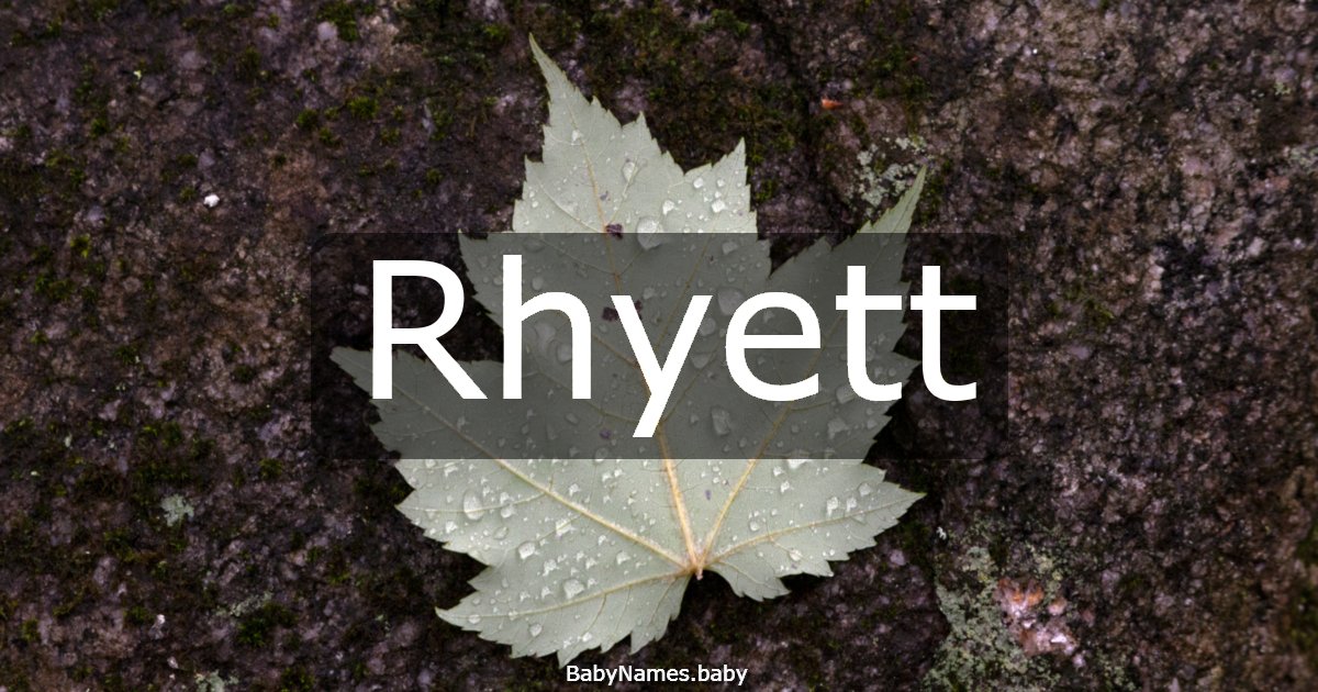 Rhyett