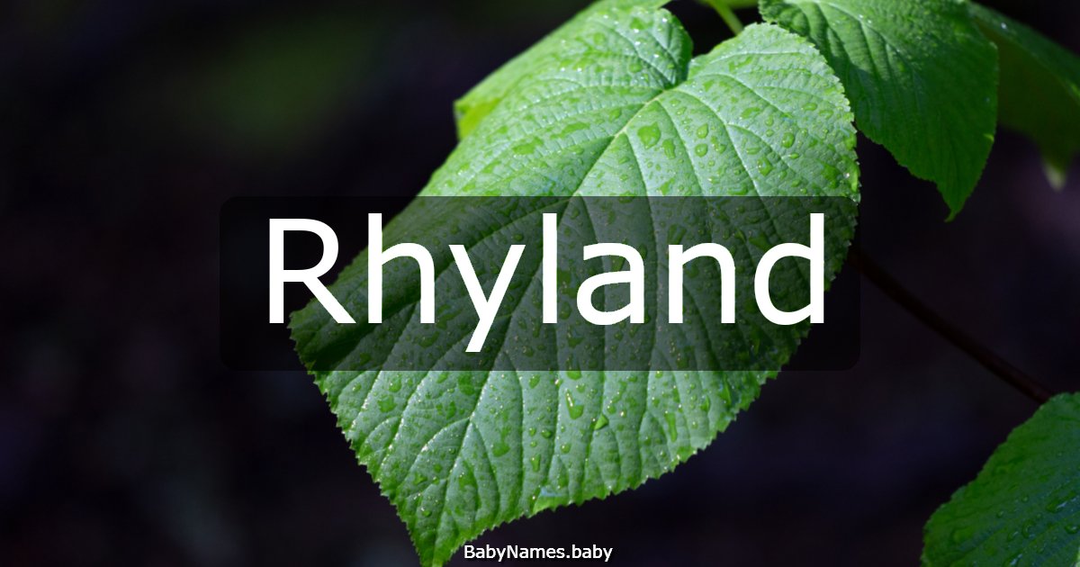 Rhyland