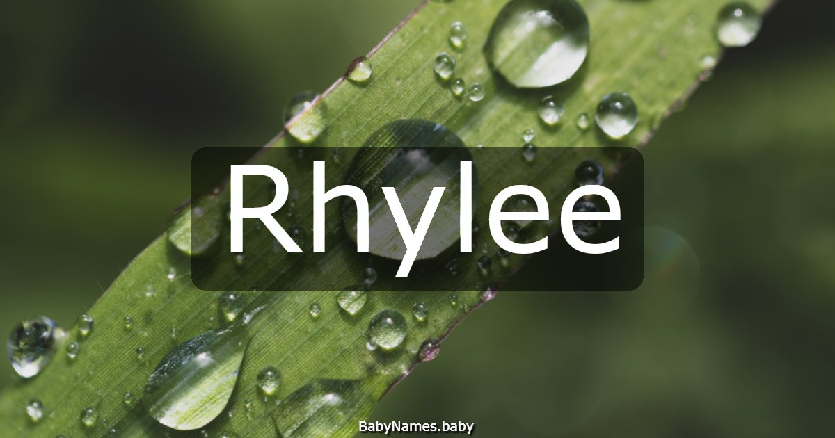 Rhylee