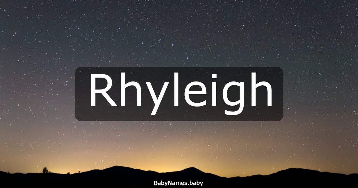 Rhyleigh