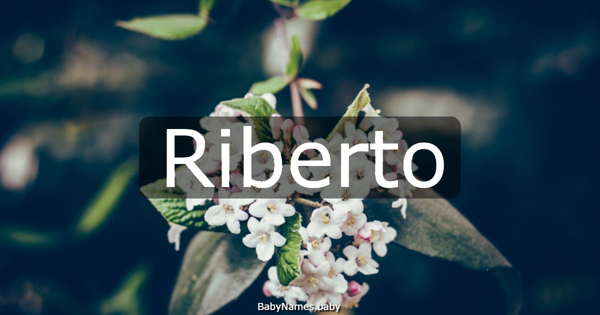 Riberto