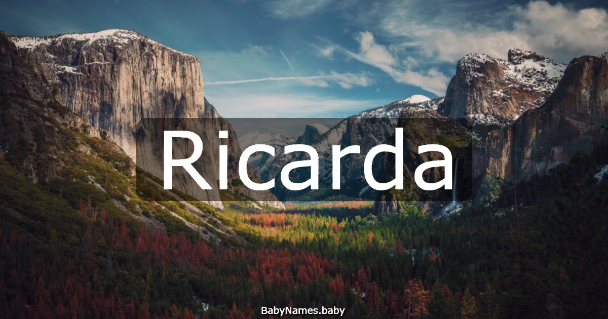 Ricarda