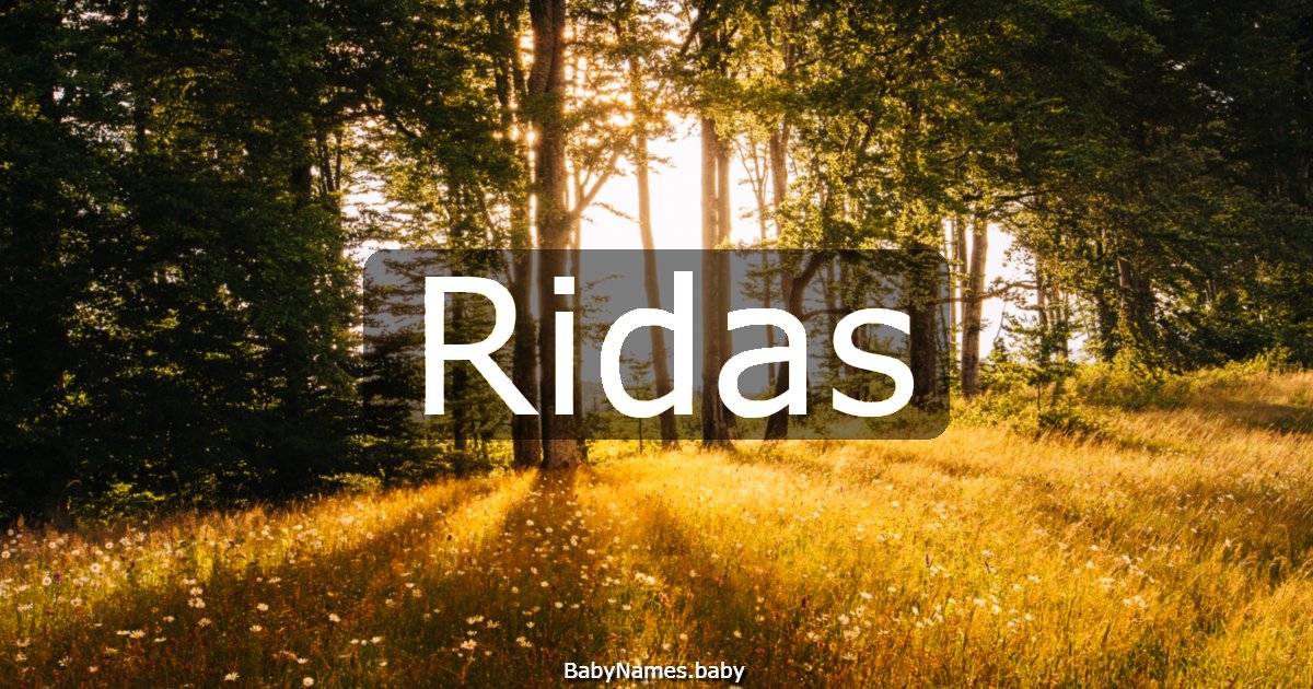 Ridas
