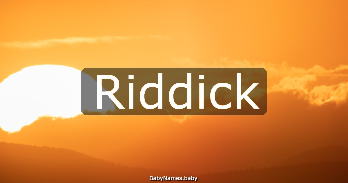 Riddick