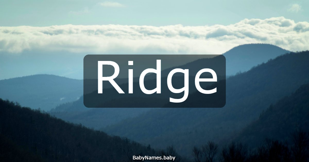 Ridge