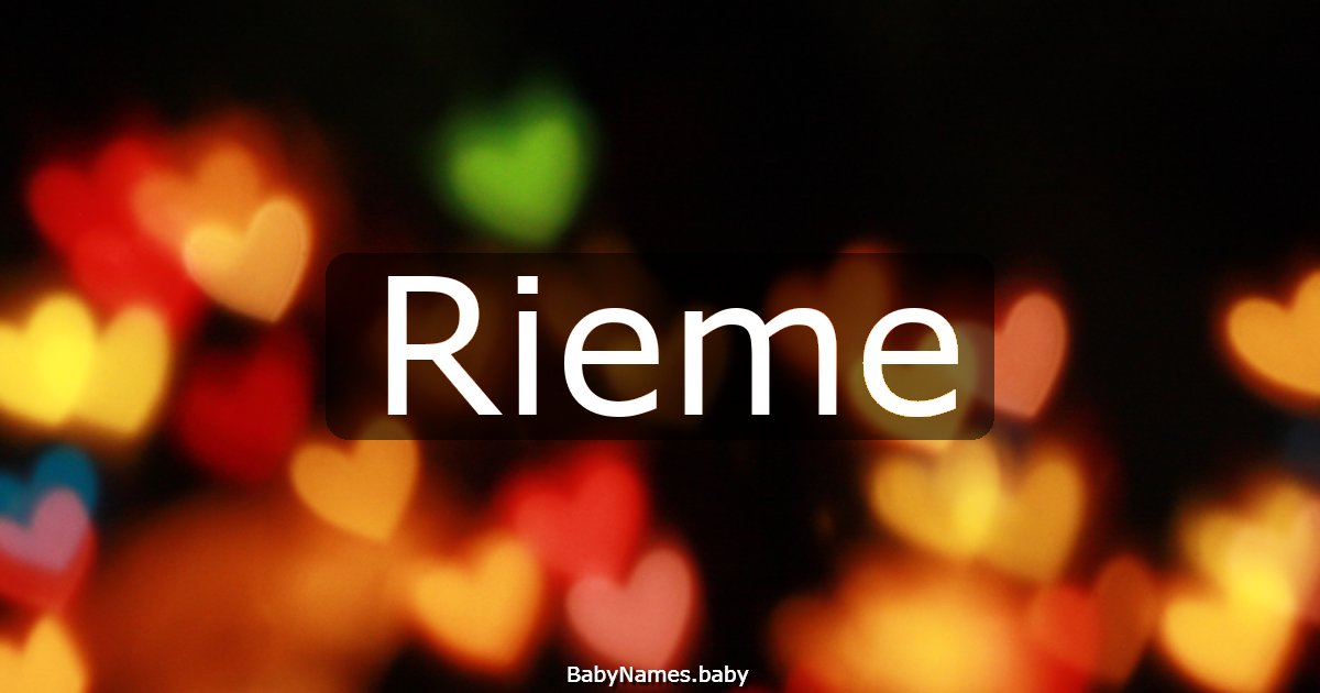 Rieme