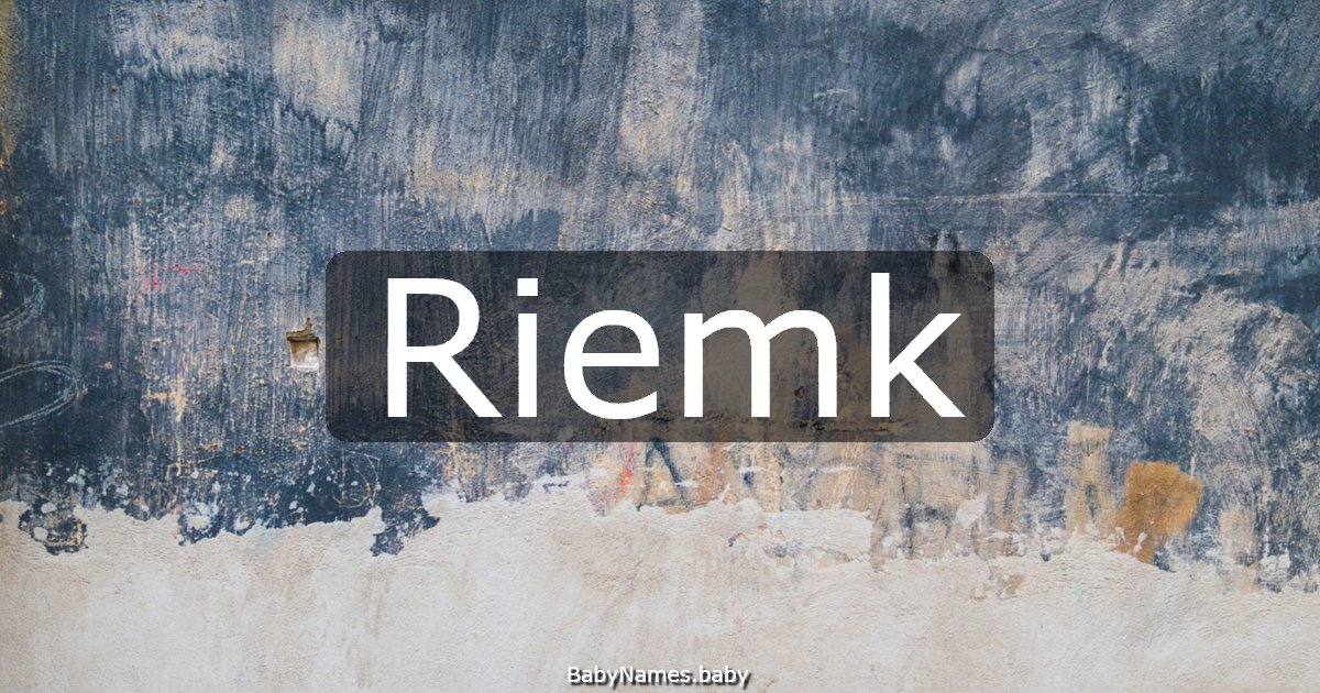 Riemk