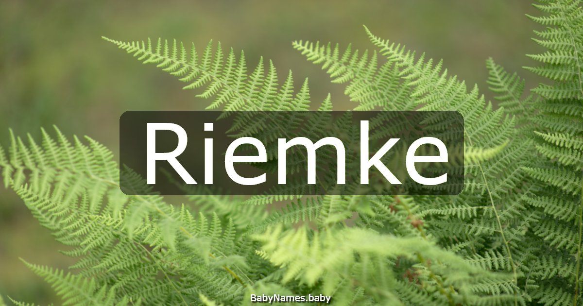 Riemke