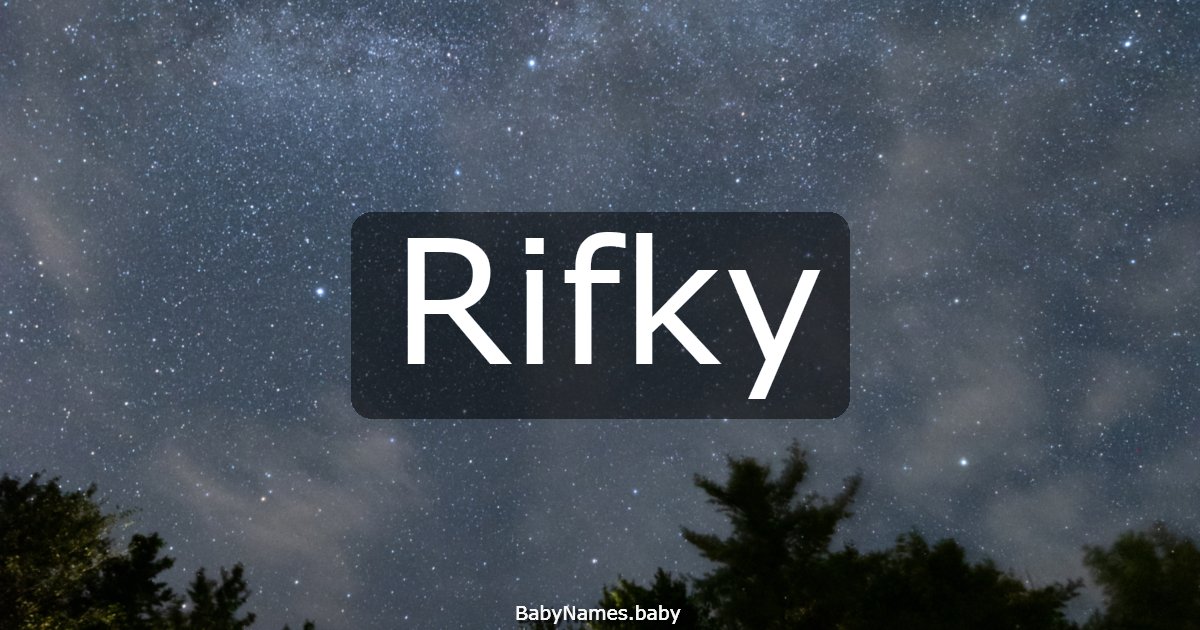 Rifky