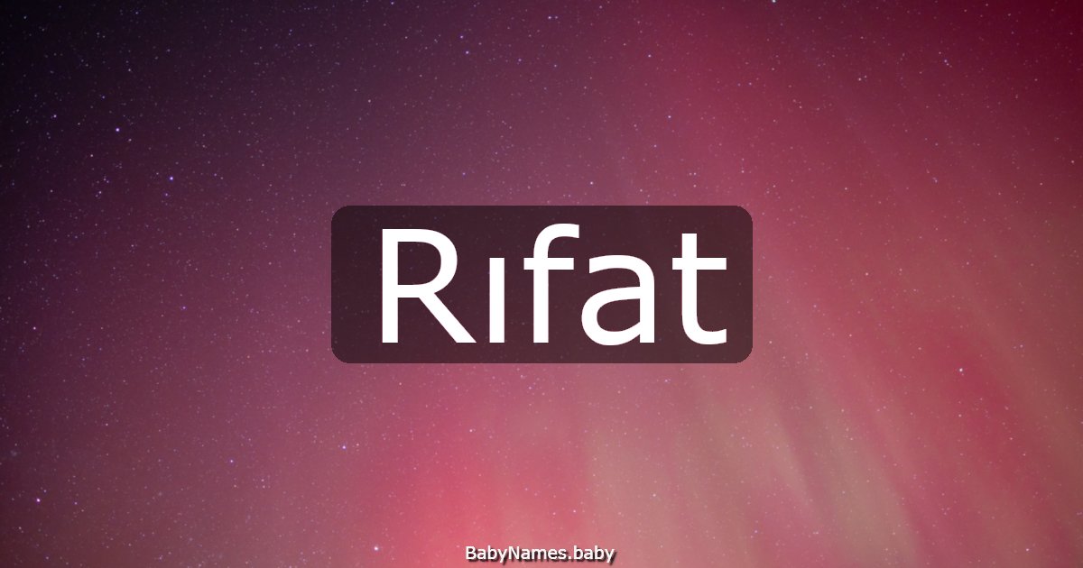 Rıfat