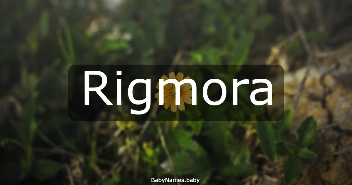 Rigmora