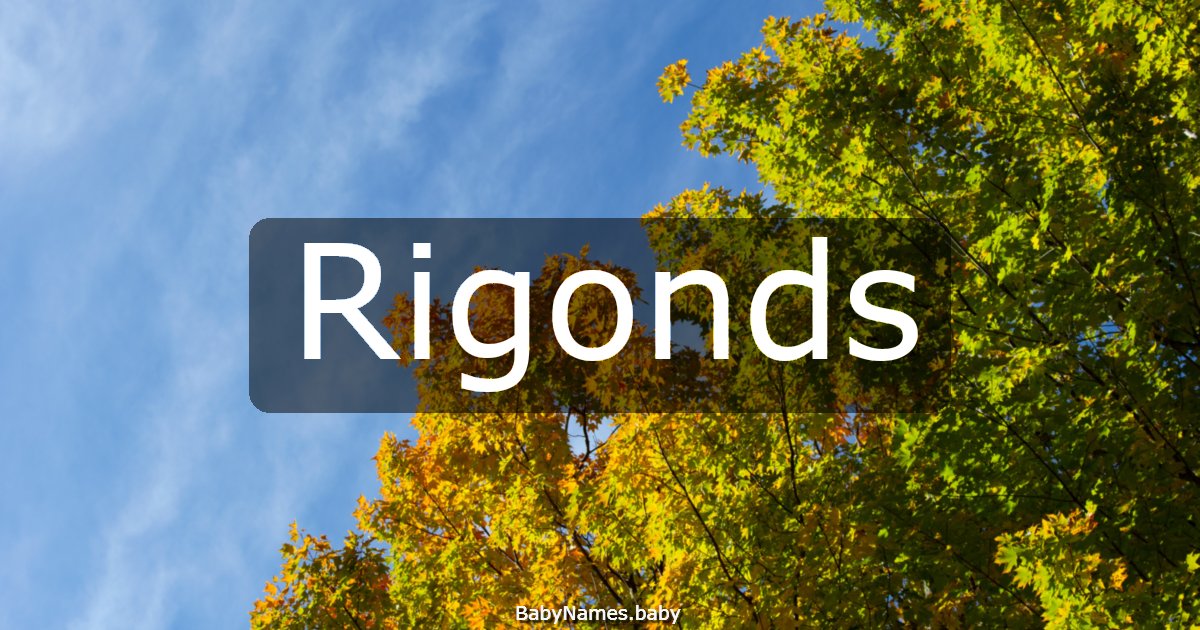 Rigonds