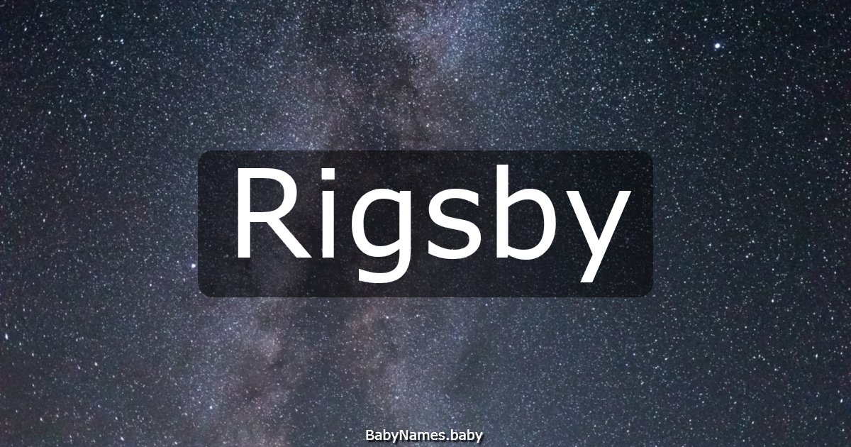 Rigsby