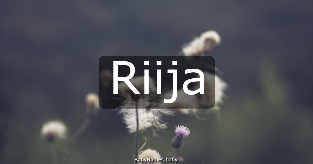 Riija