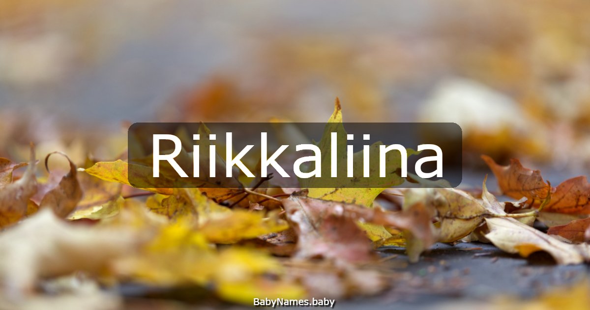 Riikkaliina